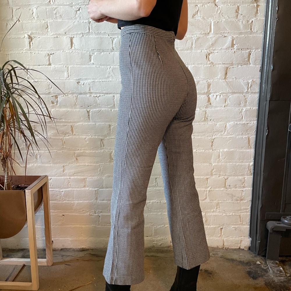 High Waisted Houndstooth Pants
